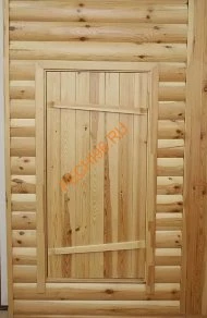 Дверь входная для бани 1700х800х35, сосна