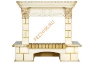 Портал Royal Flame Pierre Luxe шампань под очаг Dioramic 25 FX
