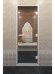 Дверь стеклянная DoorWood Хамам прозрачная, 1900х700 мм