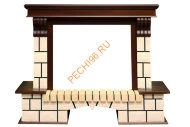 Портал Royal Flame Pietra под очаг Jupiter FX N