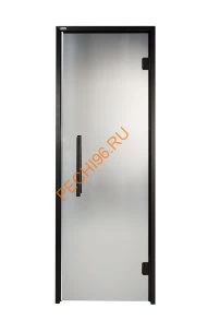 Дверь стеклянная Grandis GS 8х20-G-H-Bl коробка алюминий Diamond Black
