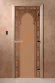 Дверь стеклянная DoorWood «Восточная арка бронза матовая», 1700х700 мм