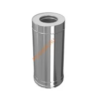 Сэндвич труба 0.25м Титан KraftBerg, d 180/240 321/430-0,8/0,5мм