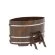 Купель для бани BentWood овальная из мореного дуба Премиум, 1,08х1,75 м