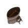 Купель для бани BentWood овальная из мореного дуба Премиум, 1,08х1,75 м