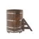 Купель для бани BentWood овальная из мореного дуба Премиум, 1,12х1,83 м