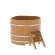 Купель для бани BentWood угловая из лиственницы Премиум, 1,19х1,19 м