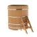 Купель для бани BentWood угловая из лиственницы Премиум, 1,19х1,19 м