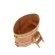 Купель для бани BentWood овальная из сращённой лиственницы, 1,02х1,68 м