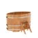 Купель для бани BentWood овальная из сращённой лиственницы, 1,02х1,68 м