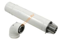 Комплект коаксиального дымохода Protherm DN 60/100 мм - 0,75 м