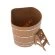 Купель для бани BentWood угловая из дуба Премиум, 1,37х1,37 м
