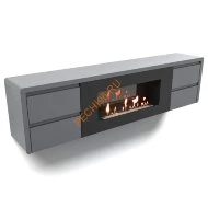 Биокамин Firelight BFP/P-1700 Lux с тумбой, графит