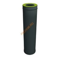 Труба ВУЛКАН VBR D115/215 мм, L500 мм, нерж 0.5, черная