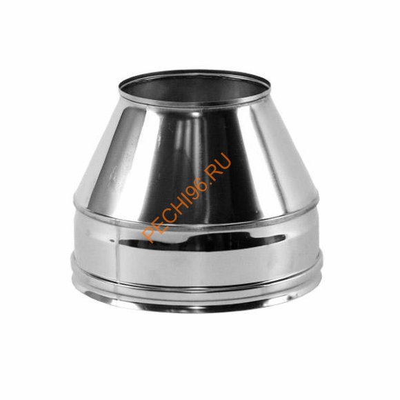 Конус ВУЛКАН V50R, нержавейка AISI 321/304, d 180/280 мм