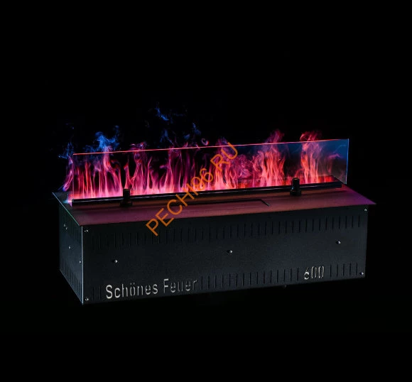 Паровой электрический очаг Schones Feuer 3D FireLine 600 Blue