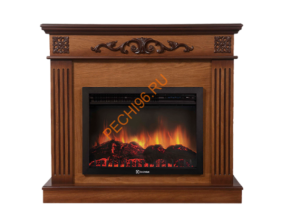 Электрокамин Electrolux Sphere Plus EFP/P-3320RLS с порталом Firelight Noce 30, орех