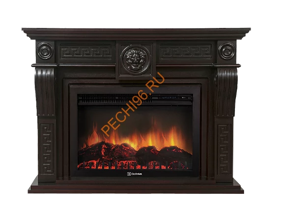 Электрокамин Electrolux EFP/P-3020LS с порталом Firelight Vittoriano 30, венге