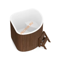 Купель композитная Polarspa CORNER 160 термобереза темная