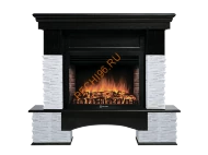 Электрокамин Electrolux Sphere Plus EFP/P-3320RLS с порталом Firelight Pietra Nuovo 30, сланец белый
