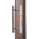 Двери стеклянные двустворчатые Grandis GS 13х20-MB-Н-Si