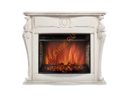 Электрокамин Electrolux Sphere Plus EFP/P-3320RLS с порталом Firelight Ovatio 30, беленый дуб