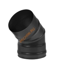 Отвод 45 гр Везувий BLACK (AISI 430/0,8мм) d 150