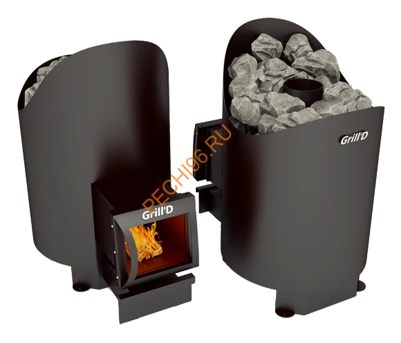 Печь банная Grill’D Aurora 180 long black