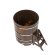Купель для бани BentWood круглая из мореного дуба Премиум, D1,17м