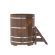 Купель для бани BentWood круглая из мореного дуба Премиум, D1,17м