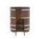 Купель для бани BentWood круглая из мореного дуба Премиум, D1,17м