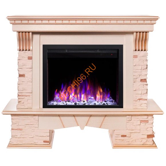 Электрокамин RealFlame SORENTO 25,5 WT с очагом Saphir 25,5