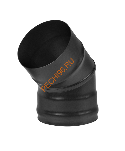 Отвод 45 гр Везувий BLACK (AISI 430/0,5мм) d 200