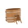 Купель для бани BentWood овальная из лиственницы Премиум, 0,80х1,42 м