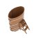 Купель для бани BentWood овальная из дуба Премиум, 0,80х1,42 м