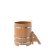 Купель для бани BentWood овальная из дуба Премиум, 0,80х1,42 м