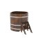 Купель для бани BentWood угловая из мореного дуба Премиум, 1,03х1,03 м