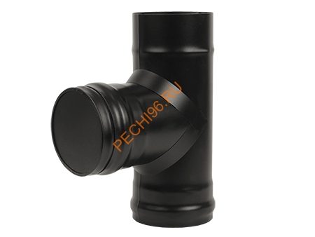 Тройник 90 гр Везувий BLACK (AISI 430/0,8мм) d 150