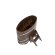 Купель для бани BentWood овальная из морёной лиственницы Премиум, 0,69х1,31 м