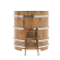 Купель для бани BentWood угловая из дуба Рустик, 1,19х1,19 м