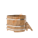 Купель для бани BentWood угловая из дуба Рустик, 1,19х1,19 м