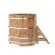Купель для бани BentWood угловая из дуба Рустик, 1,19х1,19 м