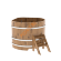 Купель для бани BentWood угловая из дуба Рустик, 1,19х1,19 м