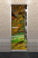 Дверь стеклянная DoorWood Хамам с фотопечатью «Краски осени», 1900х700 мм