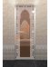 Дверь стеклянная DoorWood Хамам «Восточная арка» бронза, 1900х700 мм